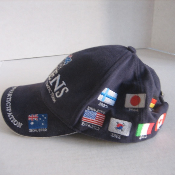 Athens 2004 Australian Olympic Team Navy Fabric Baseball Cap/Hat Pre-Owned - Picture 2 of 6